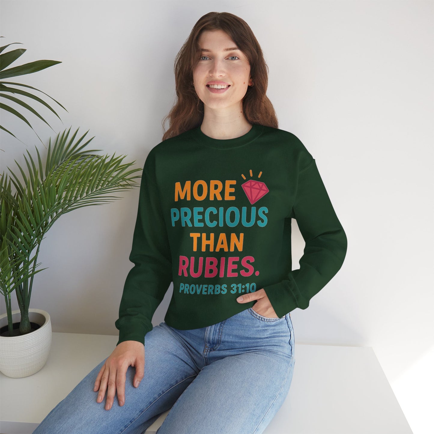 Inspirational Proverbs Sweatshirt | Cozy Crewneck | Gifts for Friends, Bible Verse Apparel, Faith Fashion, Unisex Clothing