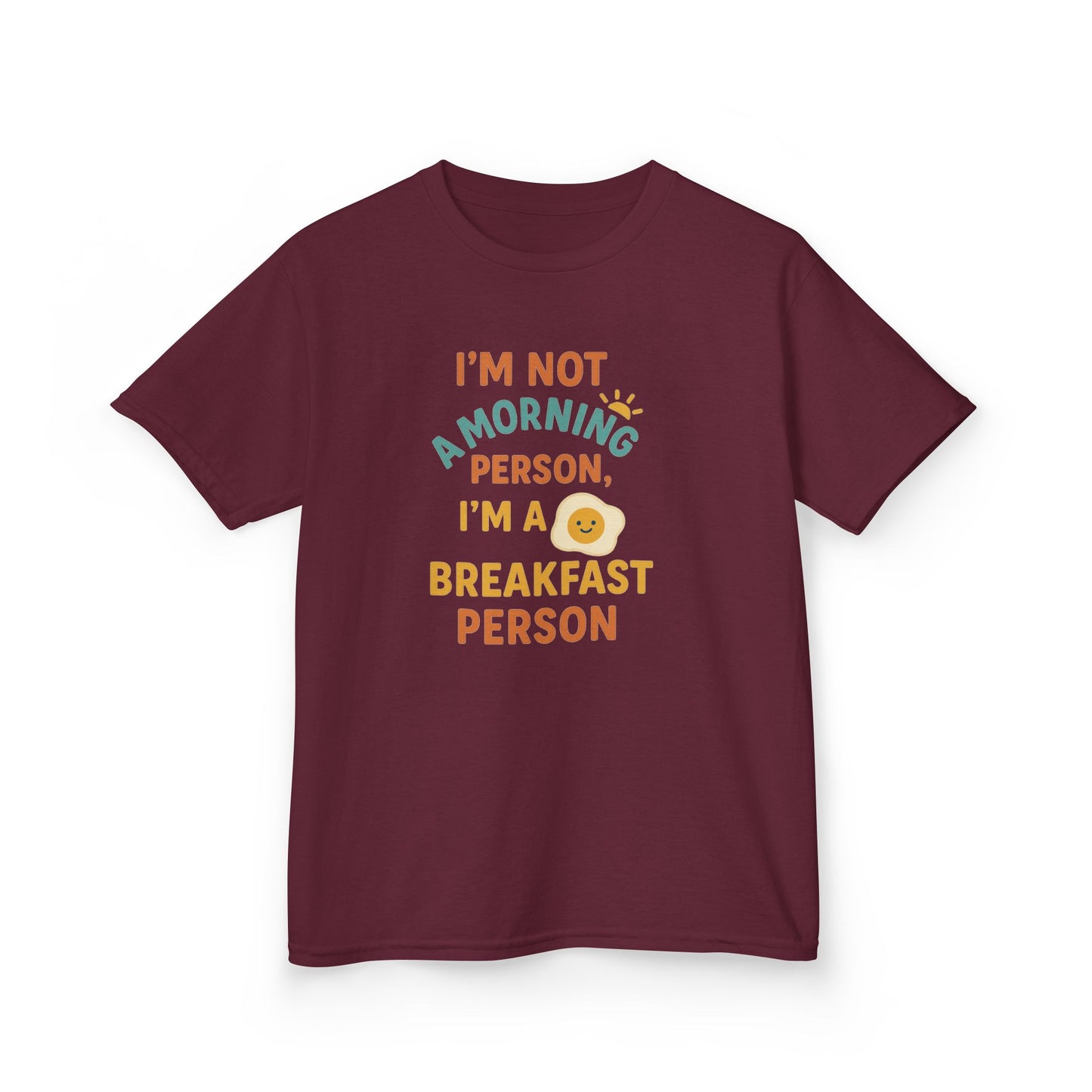 Funny Breakfast Kids Tee for Little Food Lovers, Kid's Cotton Shirt, Morning Humor Tee, Gift for Foodie Kids, Cute Toddler Outfit