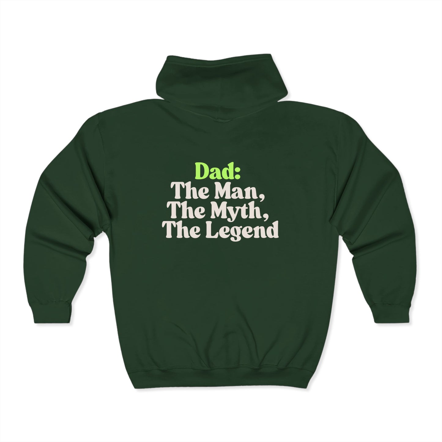 Dad Hoodie - Perfect Gift for Fathers, Birthday, Father's Day, Casual Wear - Back print only