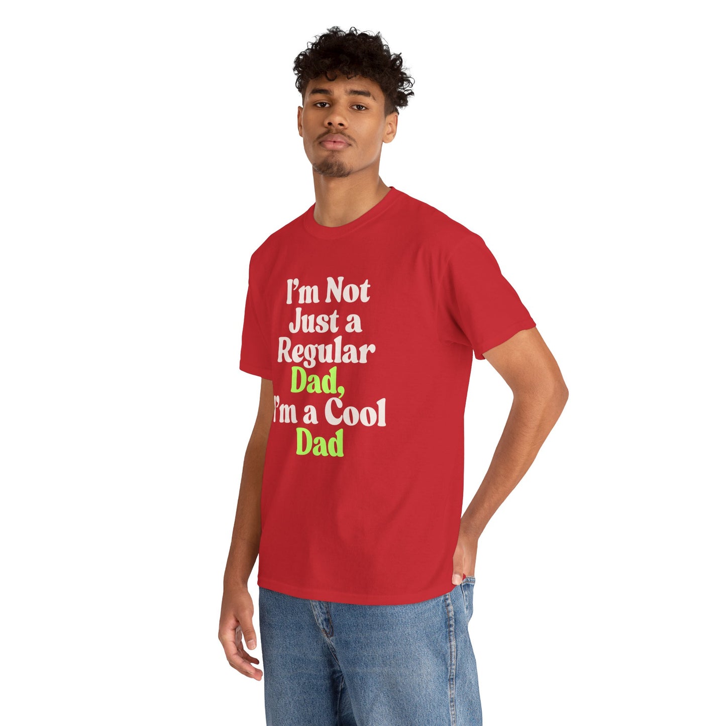 Cool Dad Unisex Heavy Cotton Tee | Funny Dad T-Shirt, Father's Day Gift, Casual Wear, Family Gathering, Gift for Him
