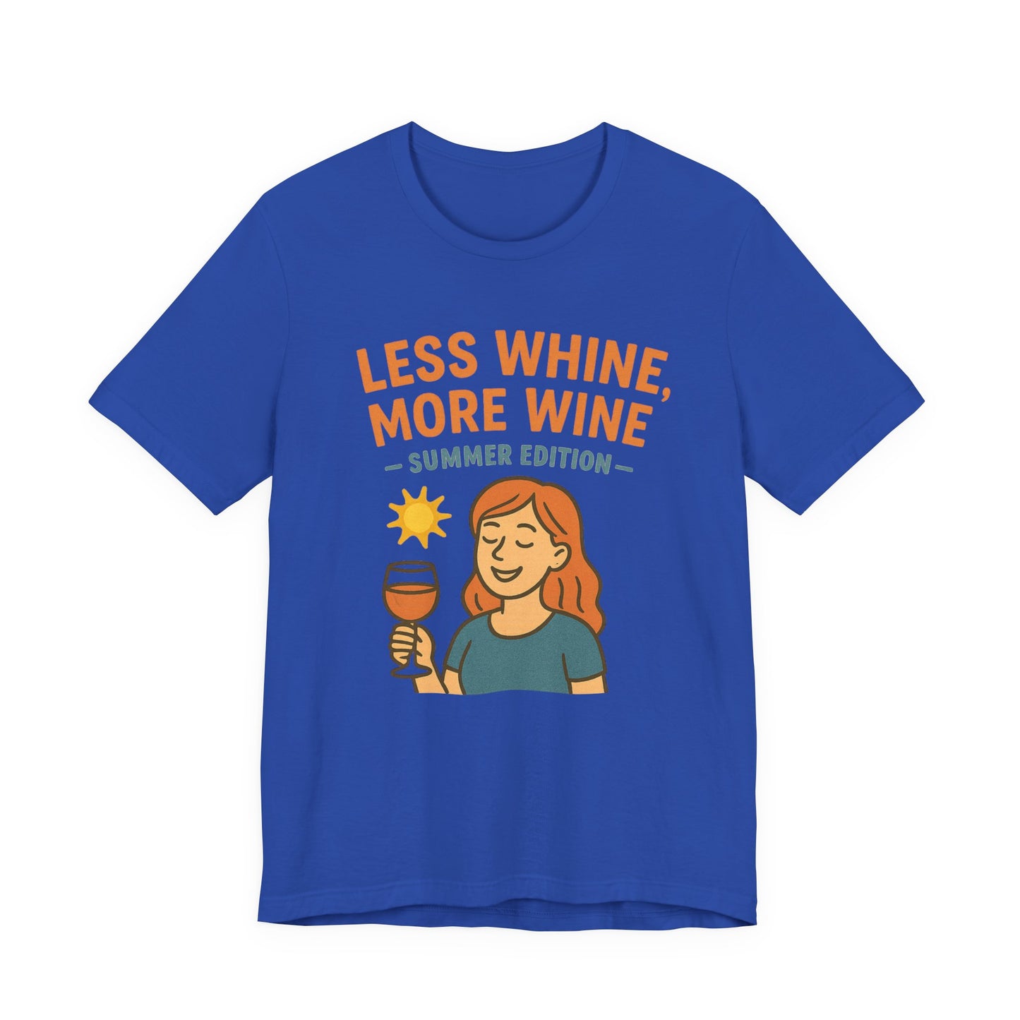 Less Whine, More Wine Tee | Fun Unisex Summer Shirt, Vintage Wine Lover Gift, Relaxed Fit Graphic Tee, Casual Wear, Party Outfit