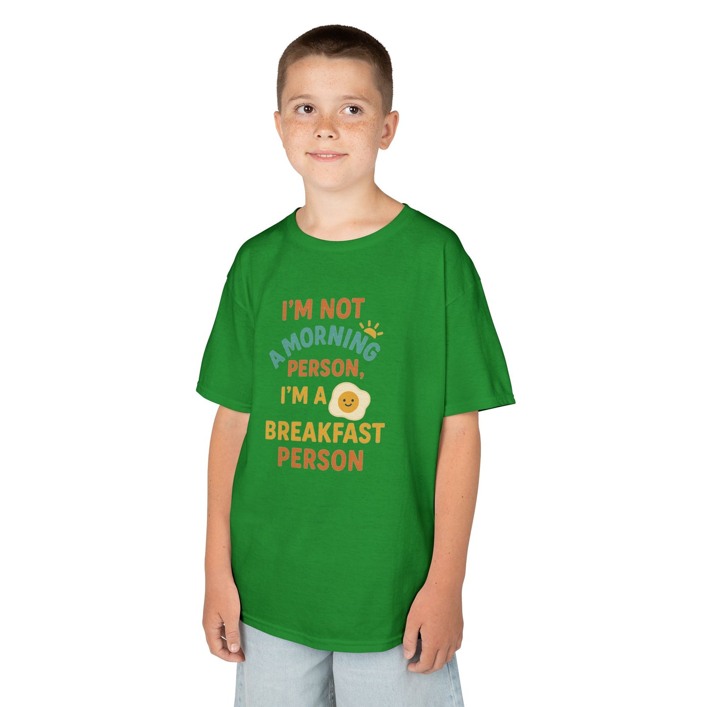 Funny Breakfast Kids Tee for Little Food Lovers, Kid's Cotton Shirt, Morning Humor Tee, Gift for Foodie Kids, Cute Toddler Outfit
