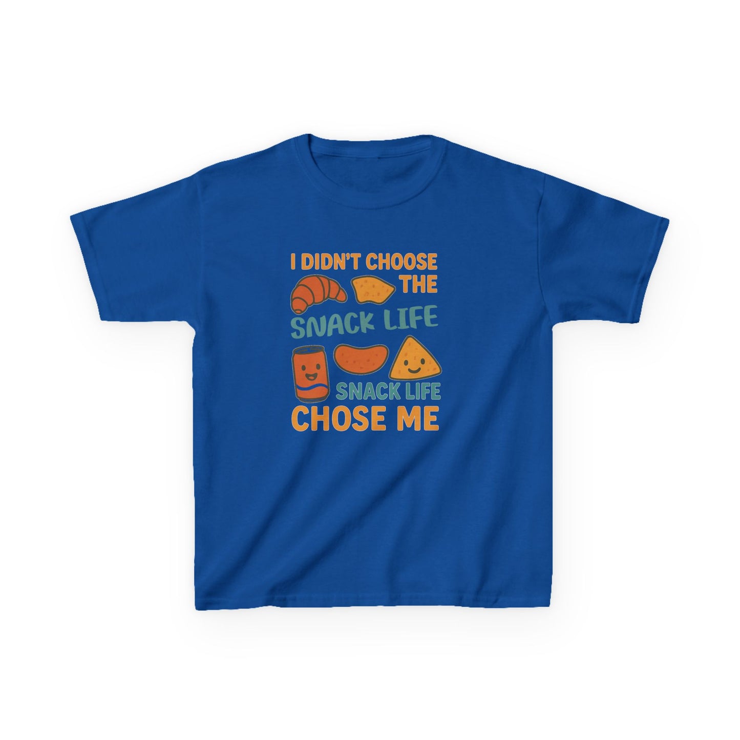 Snack Life Kids Tee, Funny Kids T-Shirt, Snack Lover Shirt, Birthday Gift for Kids, Cute Food Tee