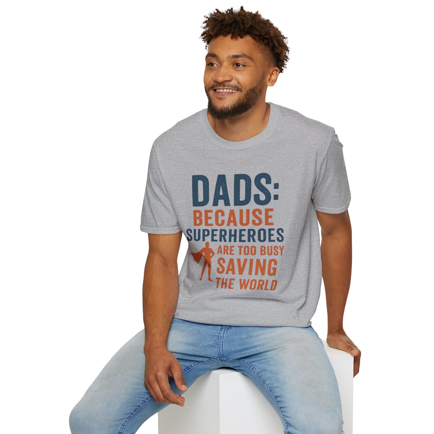Dad Superhero T-Shirt, Funny Gift for Fathers Day, Unisex Tee, Birthday Gift for Dad, Family Reunion T-Shirt, Dad Humor Shirt