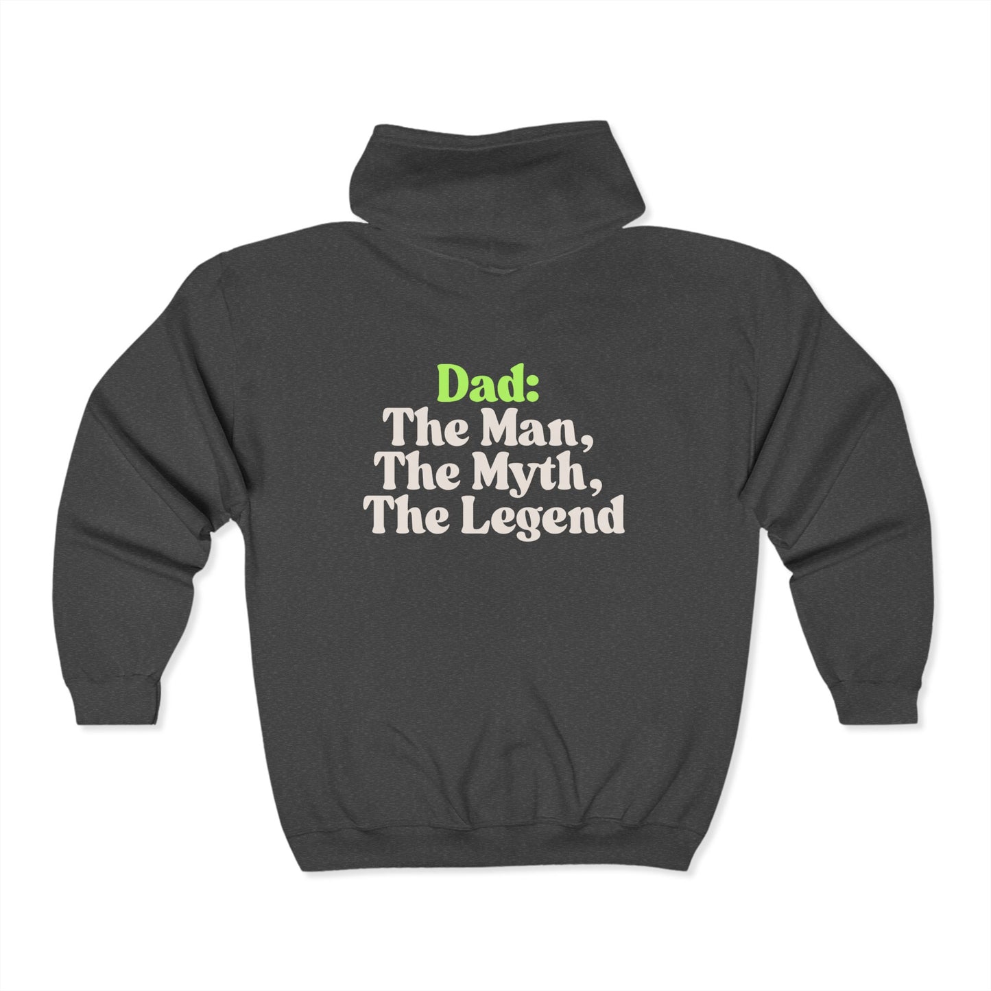 Dad Hoodie - Perfect Gift for Fathers, Birthday, Father's Day, Casual Wear - Back print only