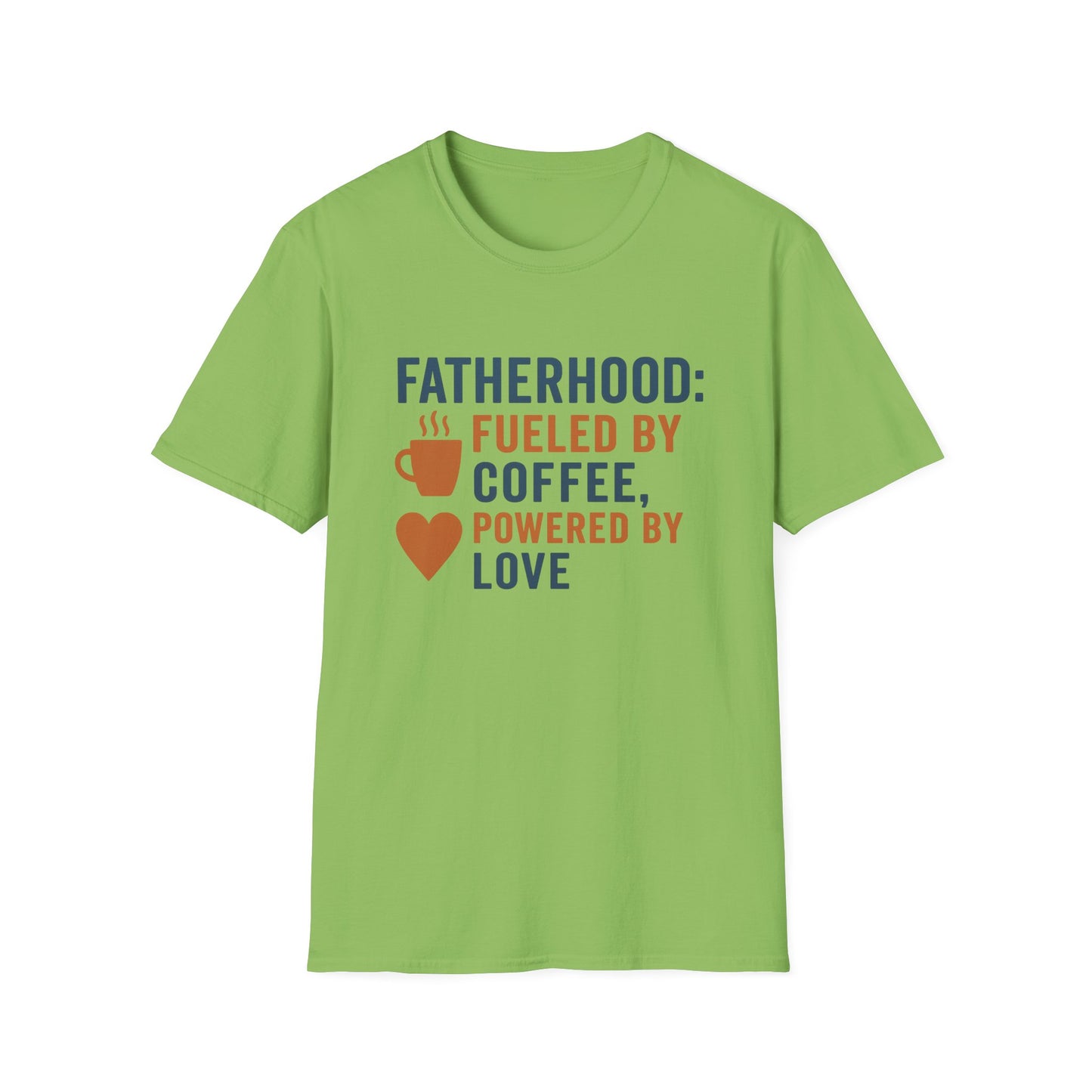 Fatherhood Coffee T-Shirt, Dad Shirt, Gift for Fathers, Unique Father's Day Tee, Casual Love Quote Tee