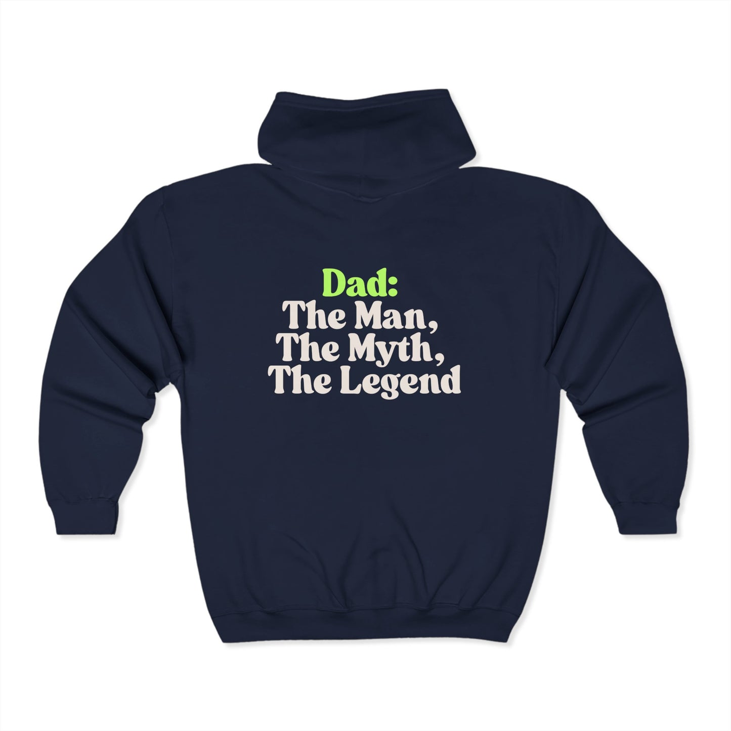 Dad Hoodie - Perfect Gift for Fathers, Birthday, Father's Day, Casual Wear - Back print only