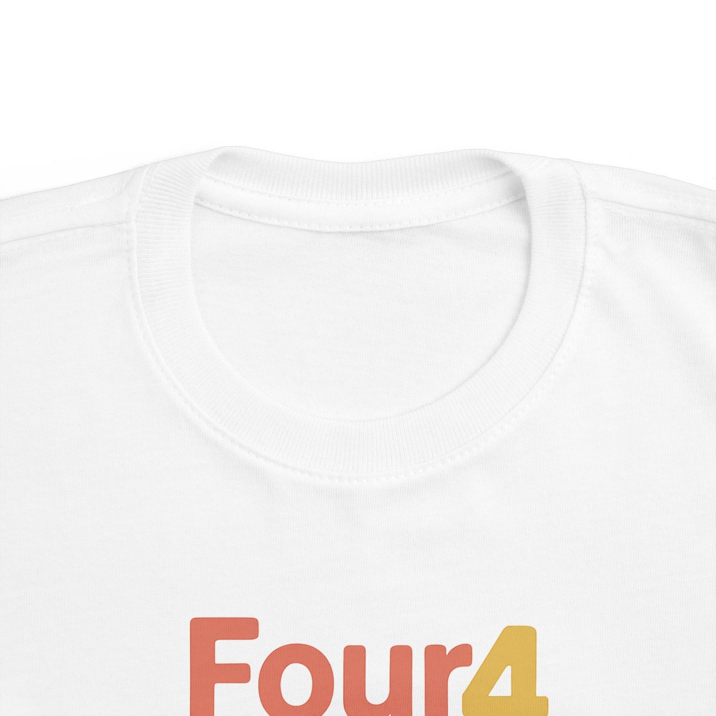 Fearless Toddler Tee - Four & Fearless Kids Shirt, Cute Kids Outfit, Birthday Gift, Toddler Clothes, Playful Party Wear