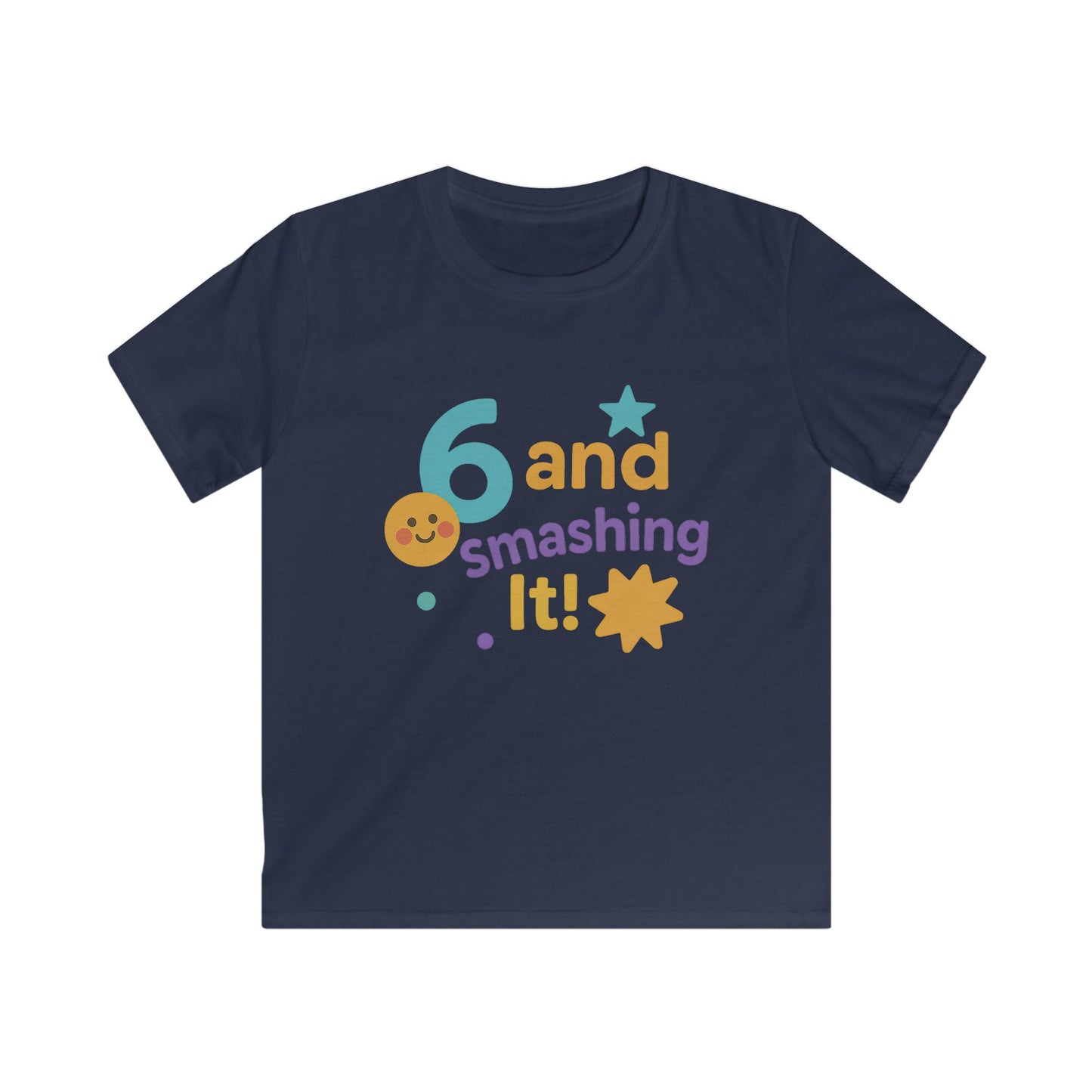 Kids Birthday Celebration Tee, Fun Kids Birthday Shirt, 6th Birthday Gift, Kids Party T-Shirt, Cute Kids Outfit