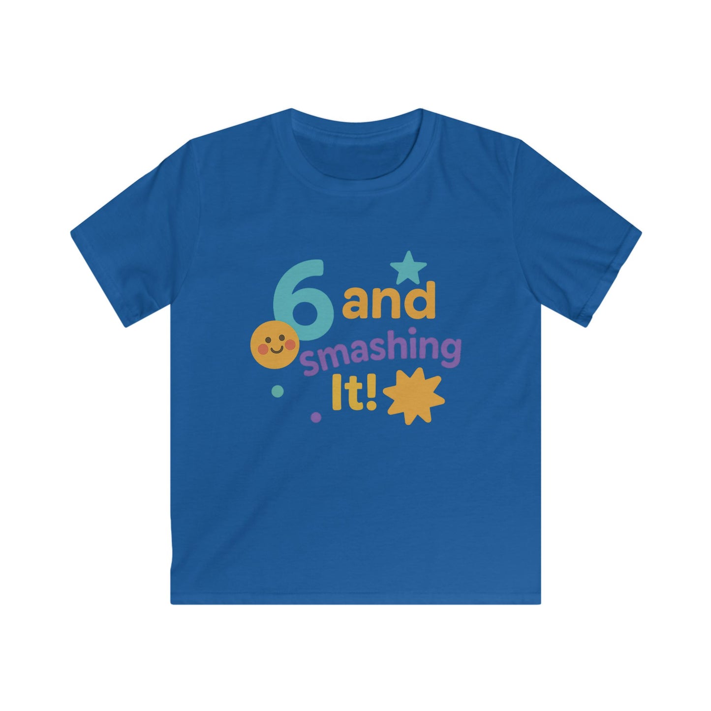 Kids Birthday Celebration Tee, Fun Kids Birthday Shirt, 6th Birthday Gift, Kids Party T-Shirt, Cute Kids Outfit
