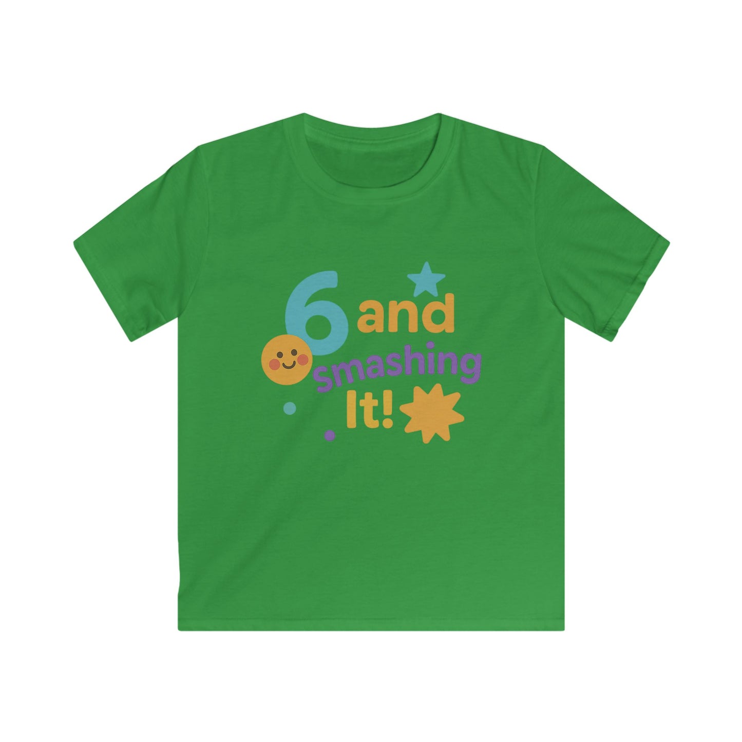 Kids Birthday Celebration Tee, Fun Kids Birthday Shirt, 6th Birthday Gift, Kids Party T-Shirt, Cute Kids Outfit
