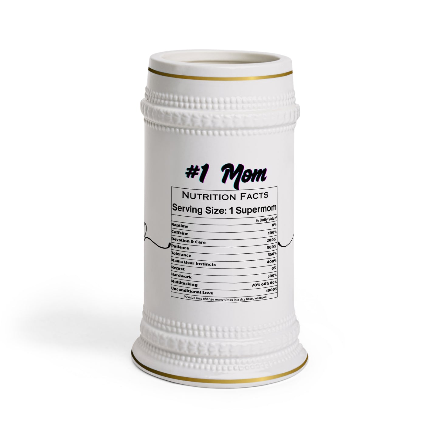 Mom Stein Mug - Unique Gift for Mother's Day, Celebrate Mom, Supermom Mug, Personalized Drinkware, Mom Appreciation