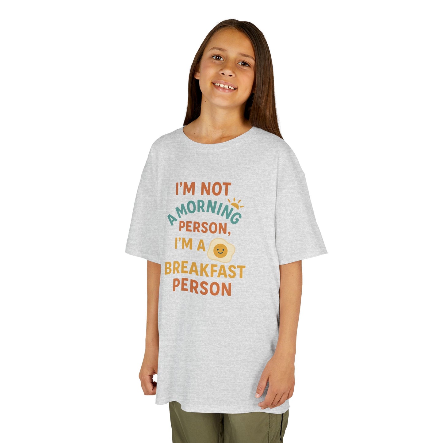 Funny Breakfast Kids Tee for Little Food Lovers, Kid's Cotton Shirt, Morning Humor Tee, Gift for Foodie Kids, Cute Toddler Outfit
