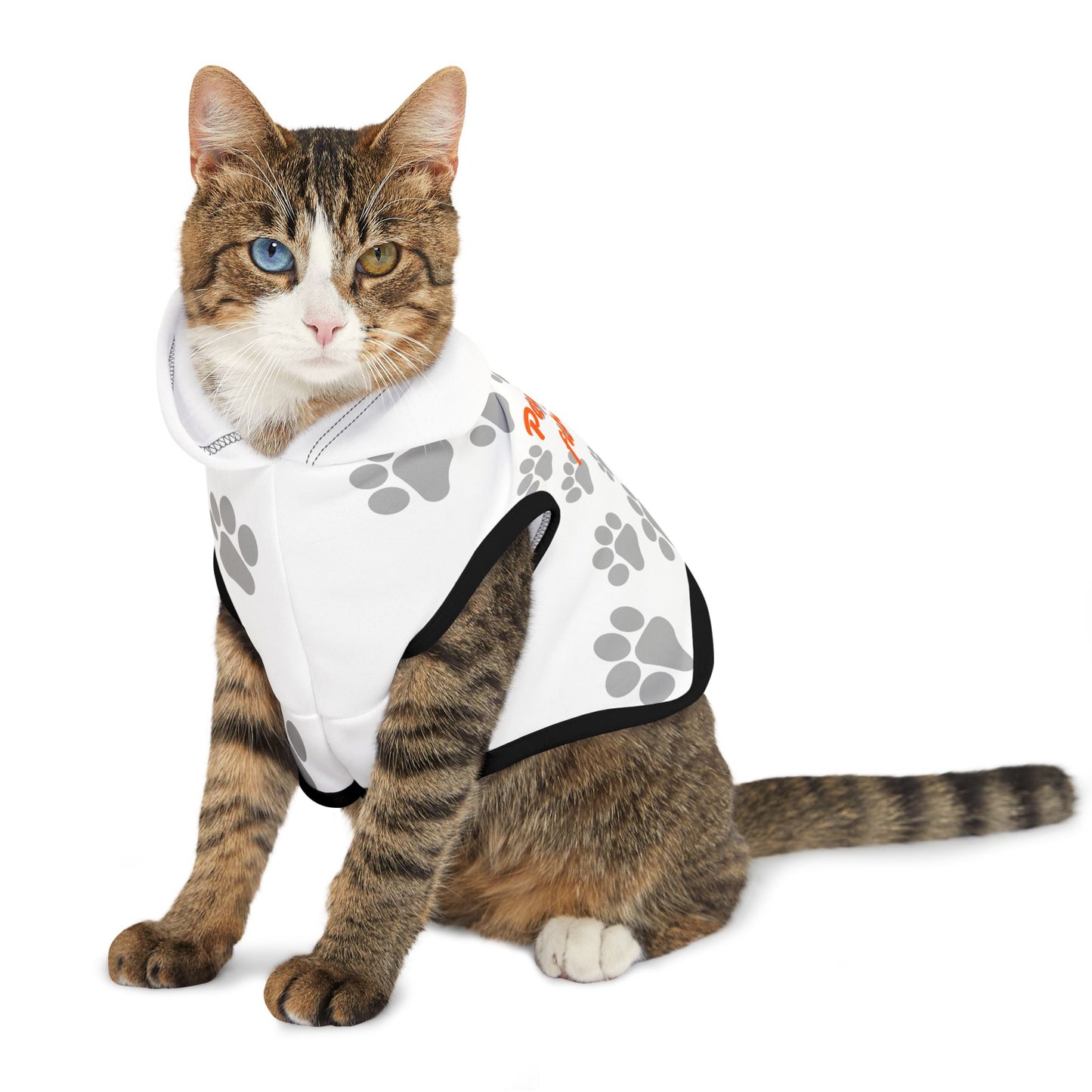 Fabulous Paw Print Pet Hoodie - Cozy & Stylish Dog or Cat Apparel
