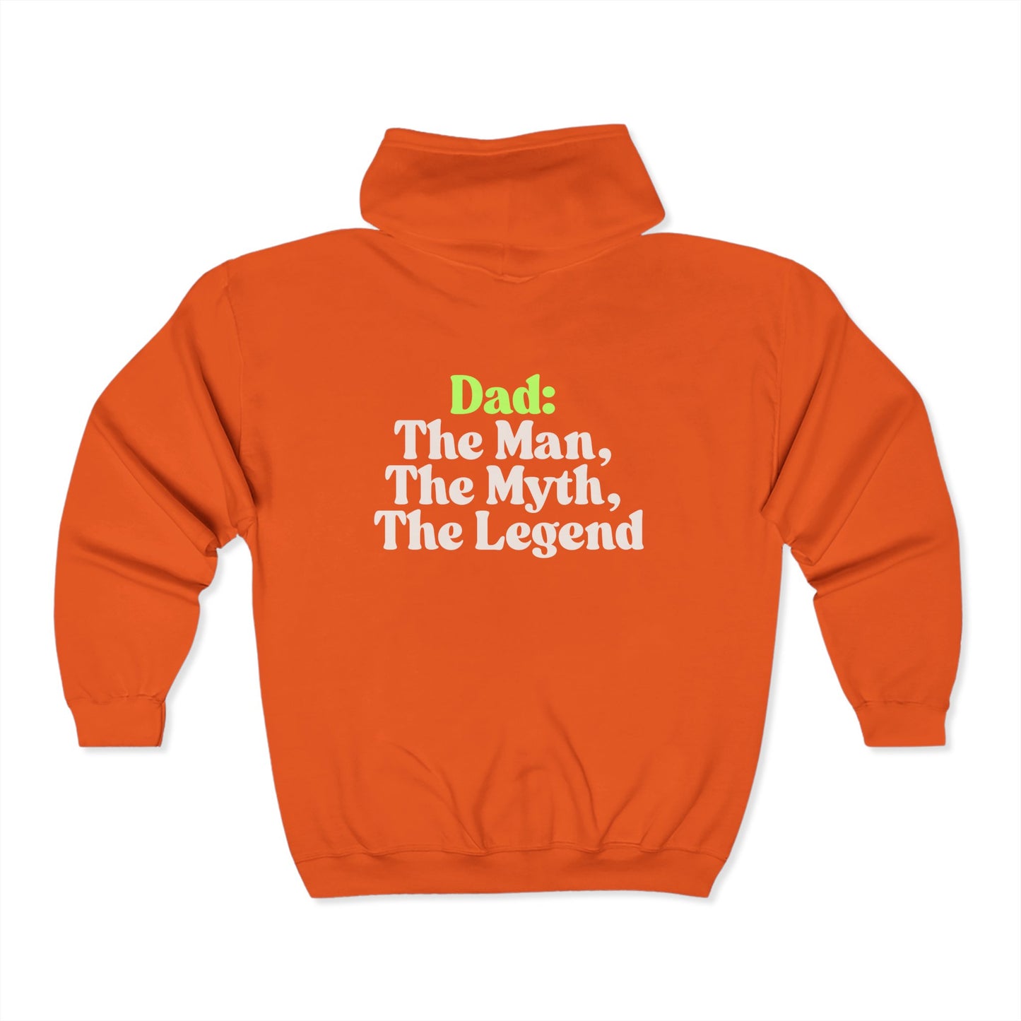 Dad Hoodie - Perfect Gift for Fathers, Birthday, Father's Day, Casual Wear - Back print only