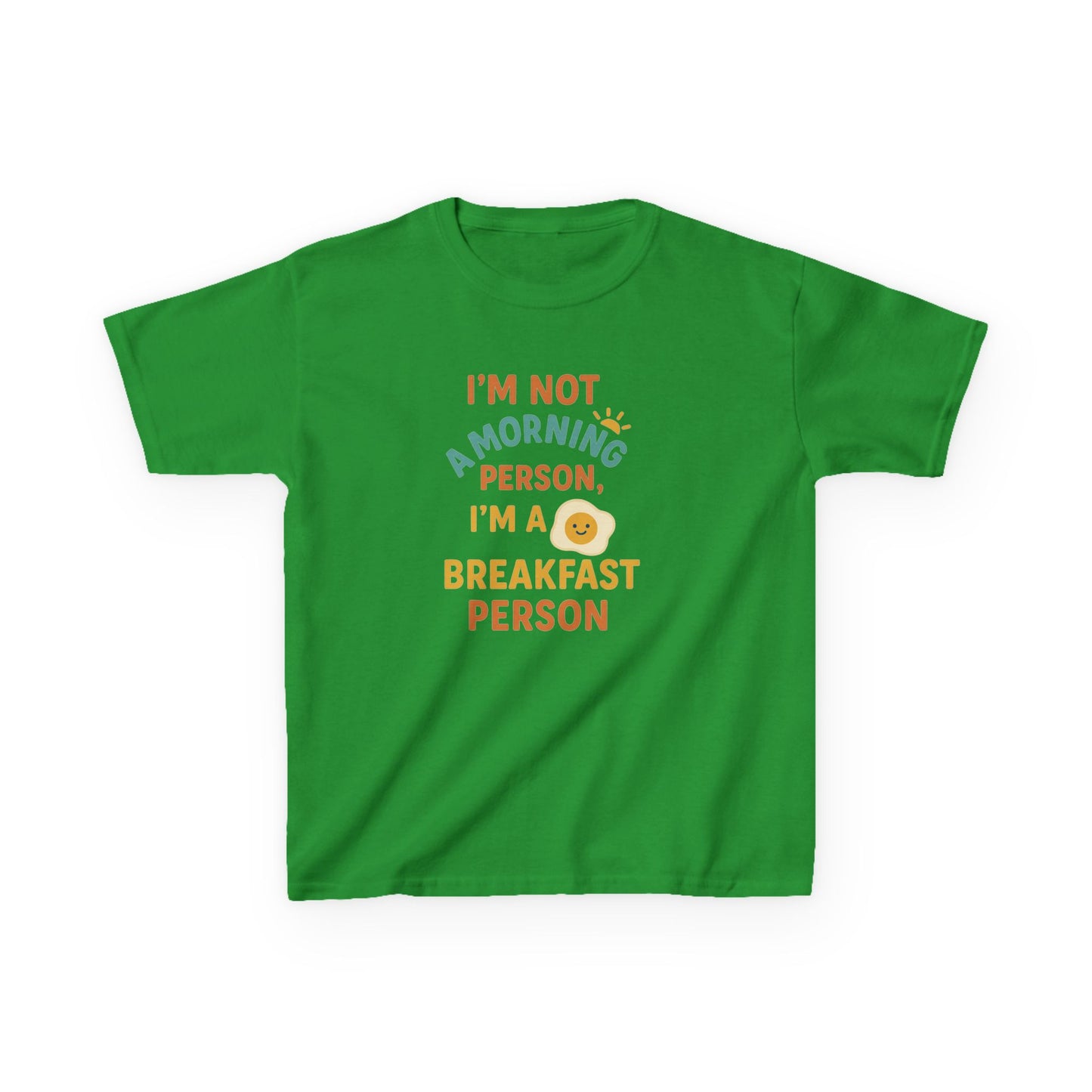 Funny Breakfast Kids Tee for Little Food Lovers, Kid's Cotton Shirt, Morning Humor Tee, Gift for Foodie Kids, Cute Toddler Outfit