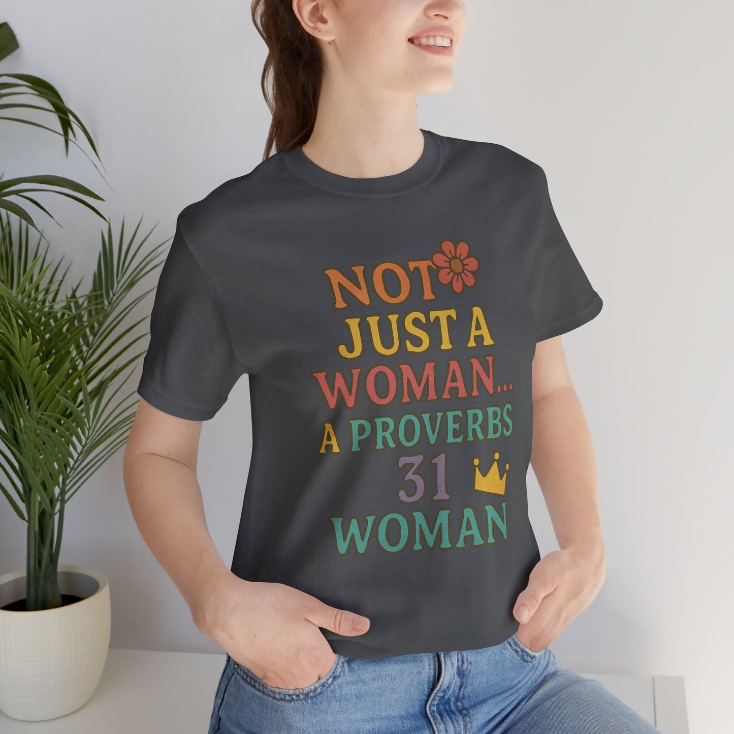 Proverbs 31 Woman Tee, Empowerment Shirt, Faith-Based Gift, Christian Apparel, Inspirational Clothing, Modest Fashion
