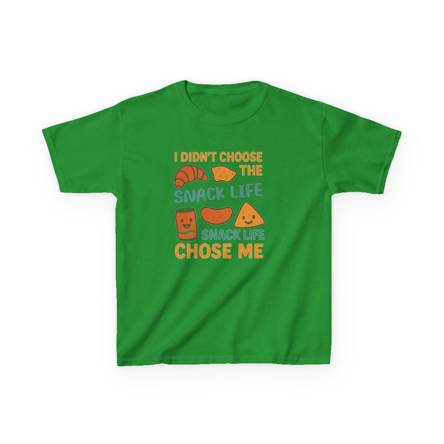 Snack Life Kids Tee, Funny Kids T-Shirt, Snack Lover Shirt, Birthday Gift for Kids, Cute Food Tee