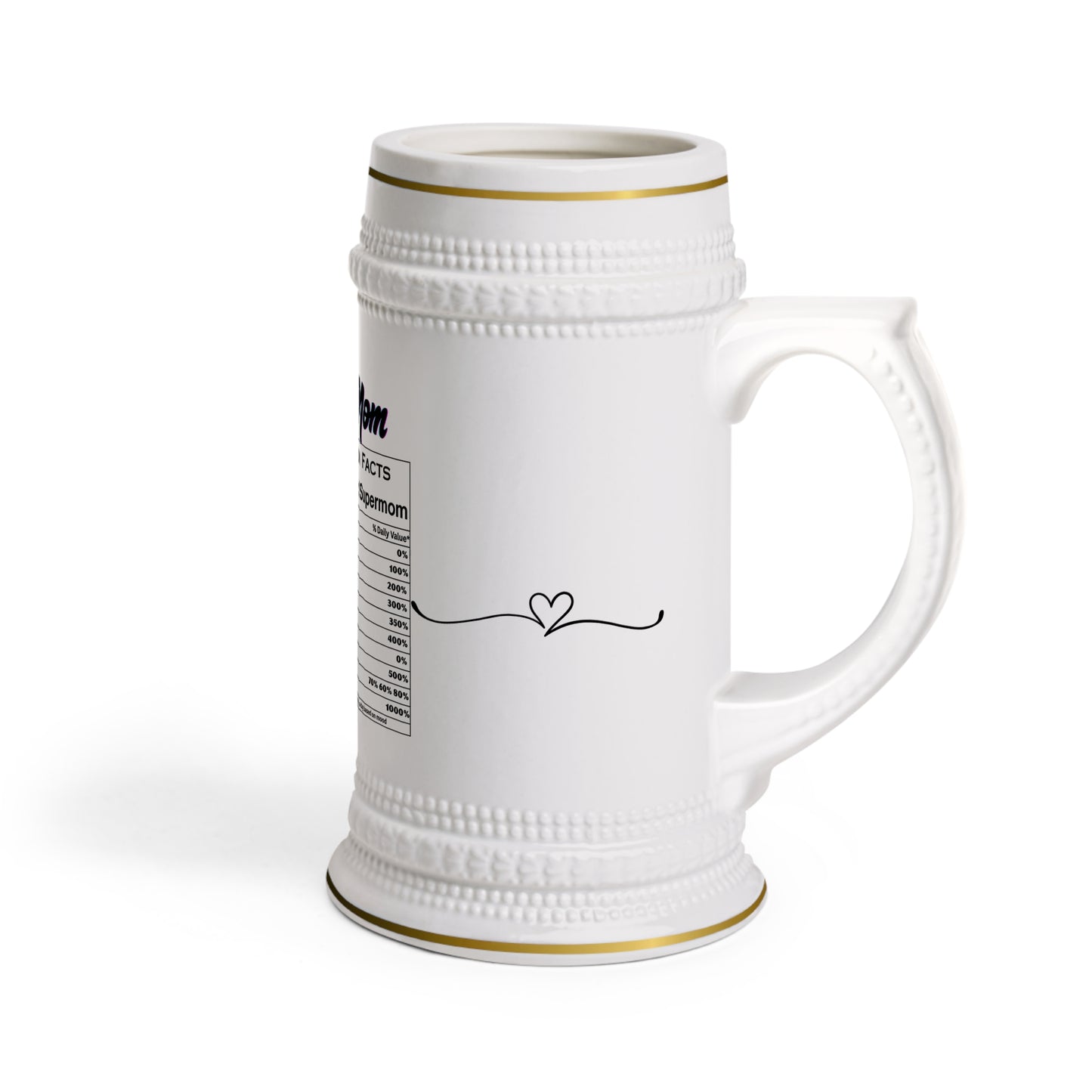 Mom Stein Mug - Unique Gift for Mother's Day, Celebrate Mom, Supermom Mug, Personalized Drinkware, Mom Appreciation