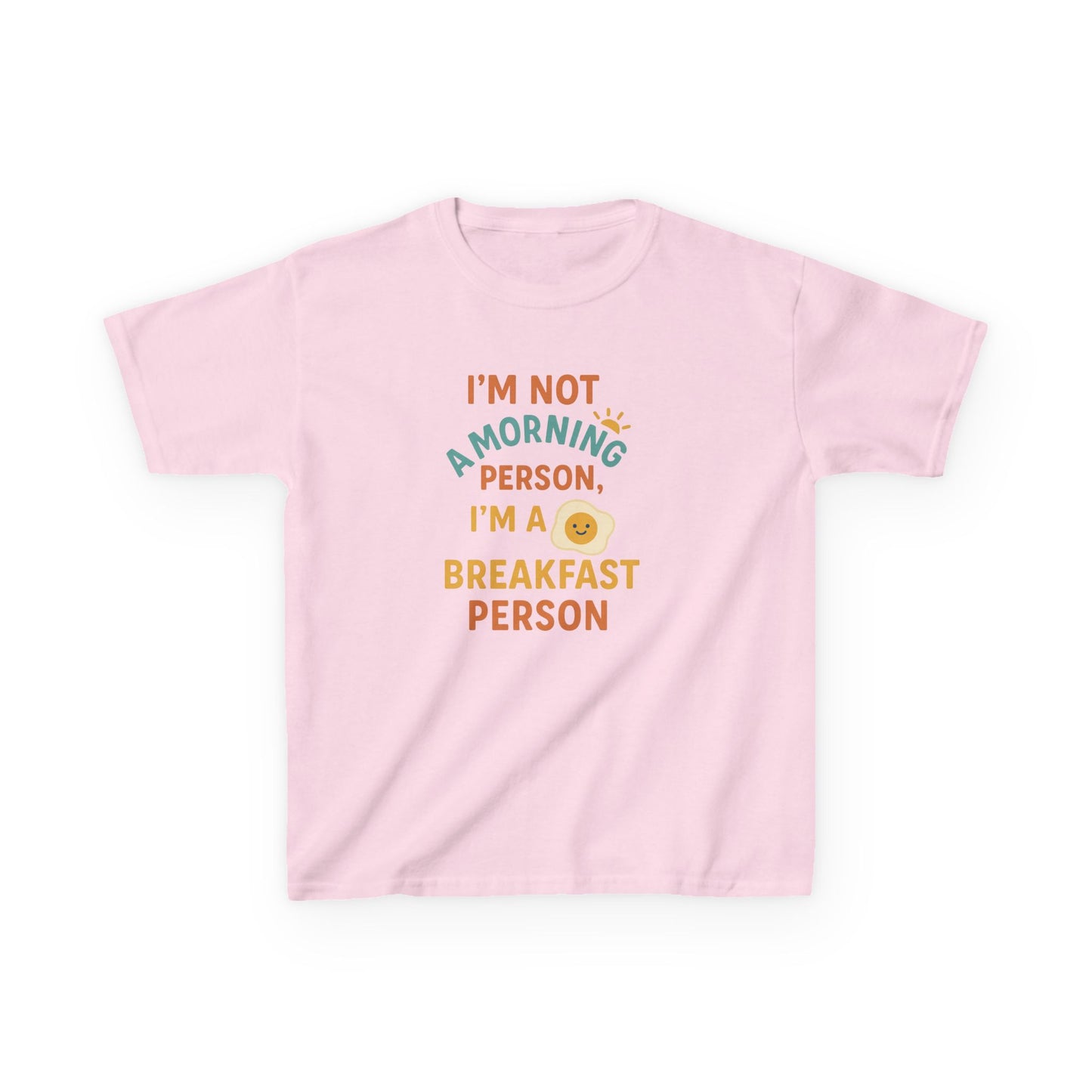 Funny Breakfast Kids Tee for Little Food Lovers, Kid's Cotton Shirt, Morning Humor Tee, Gift for Foodie Kids, Cute Toddler Outfit