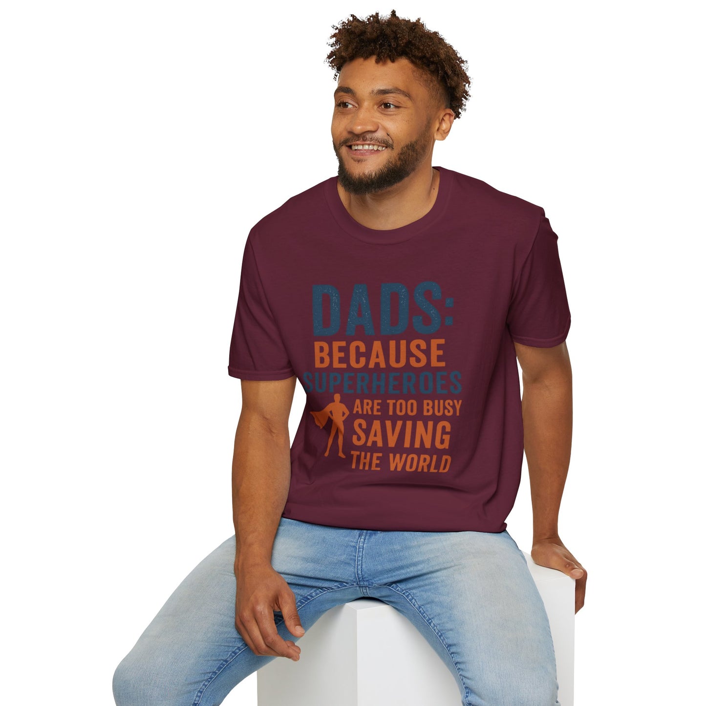 Dad Superhero T-Shirt, Funny Gift for Fathers Day, Unisex Tee, Birthday Gift for Dad, Family Reunion T-Shirt, Dad Humor Shirt