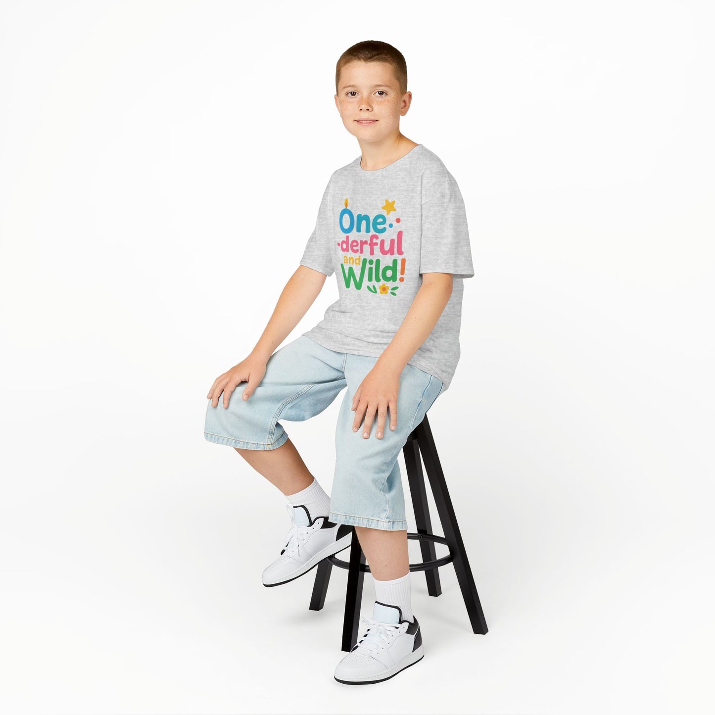 One-derful and Wild Kids Tee, Fun Birthday Gift, Toddler T-Shirt, Playful Cotton Shirt, Colorful Kids Apparel