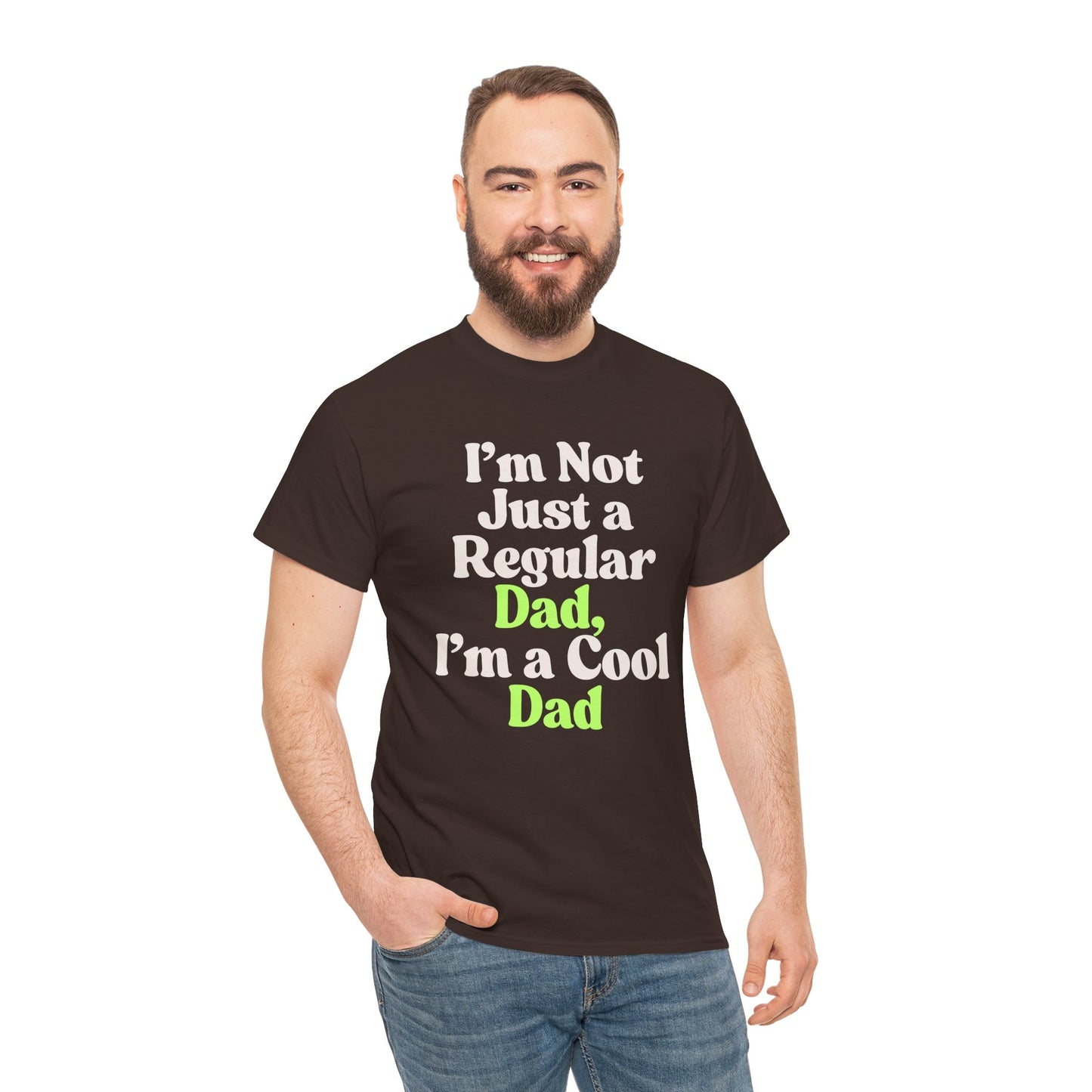Cool Dad Unisex Heavy Cotton Tee | Funny Dad T-Shirt, Father's Day Gift, Casual Wear, Family Gathering, Gift for Him